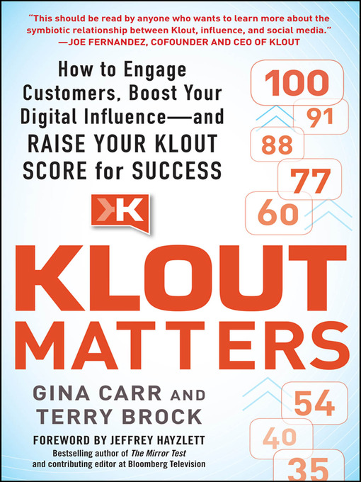 Title details for Klout Matters by Gina Carr - Available